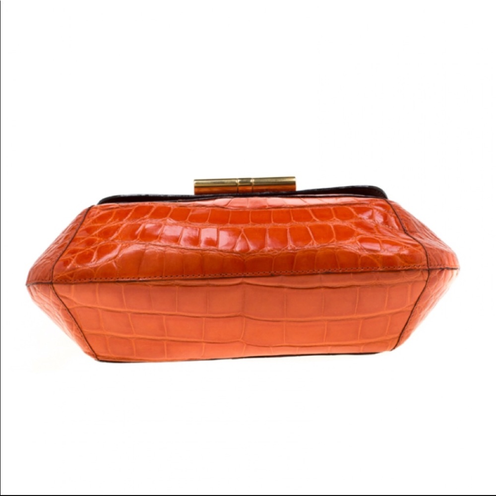 Tom Ford Alligator Skin Tara T-clasp crossbody❤️❤️ - Picture 4 of 8